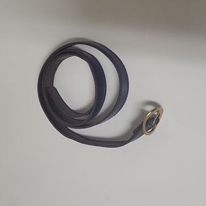 Blue Faux Leather Belt in size Medium